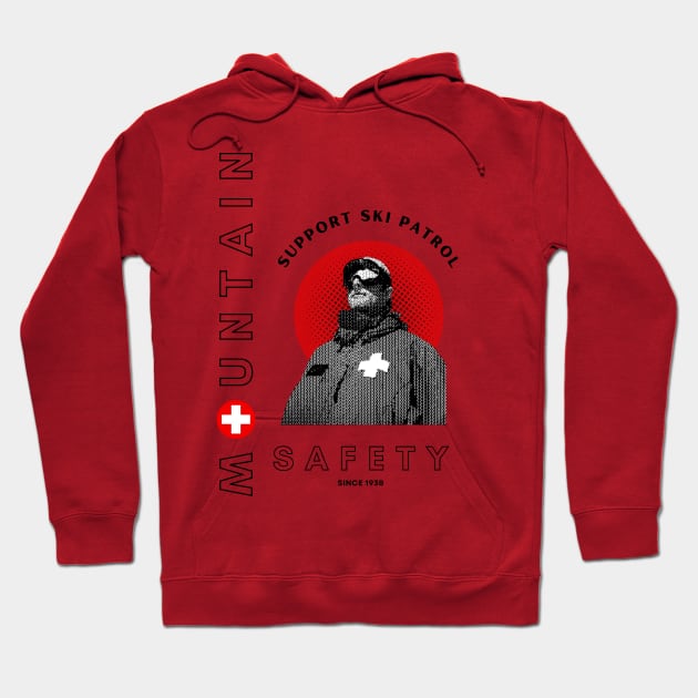 Support Ski Patrol Hoodie by Campa Company